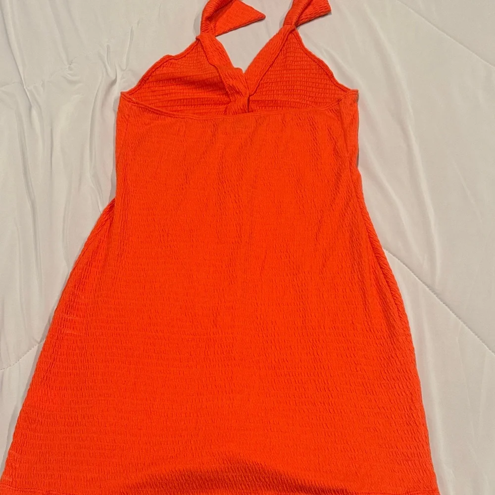 Lulu’s Orange Halter Dress Size M NWOT - Picture 7 of 7